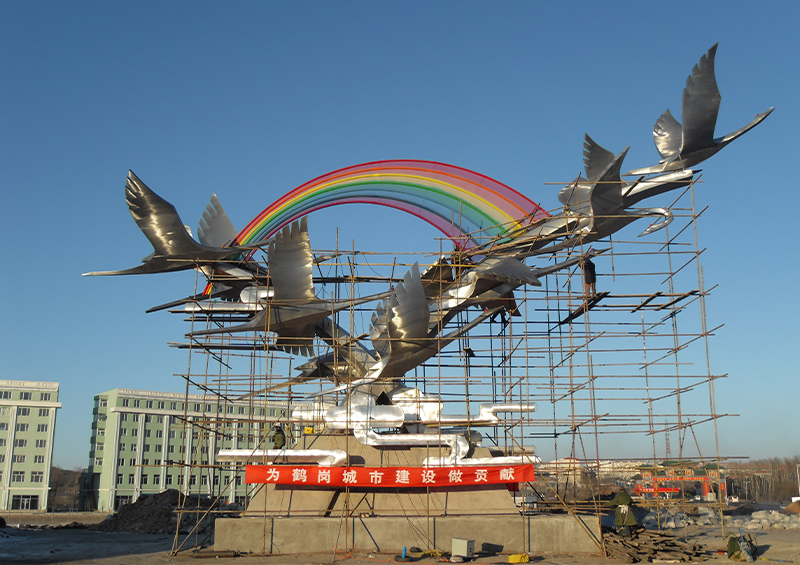鶴崗地標(biāo)《翔飛》
